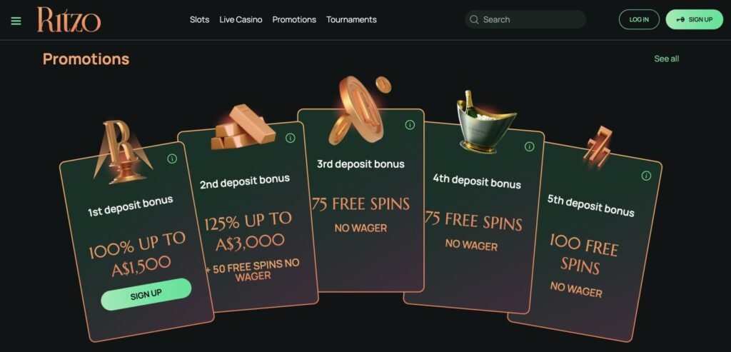 giros gratis ritzo casino